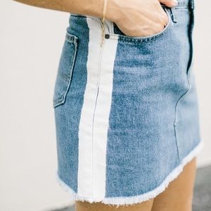 Just Black Denim Skirt